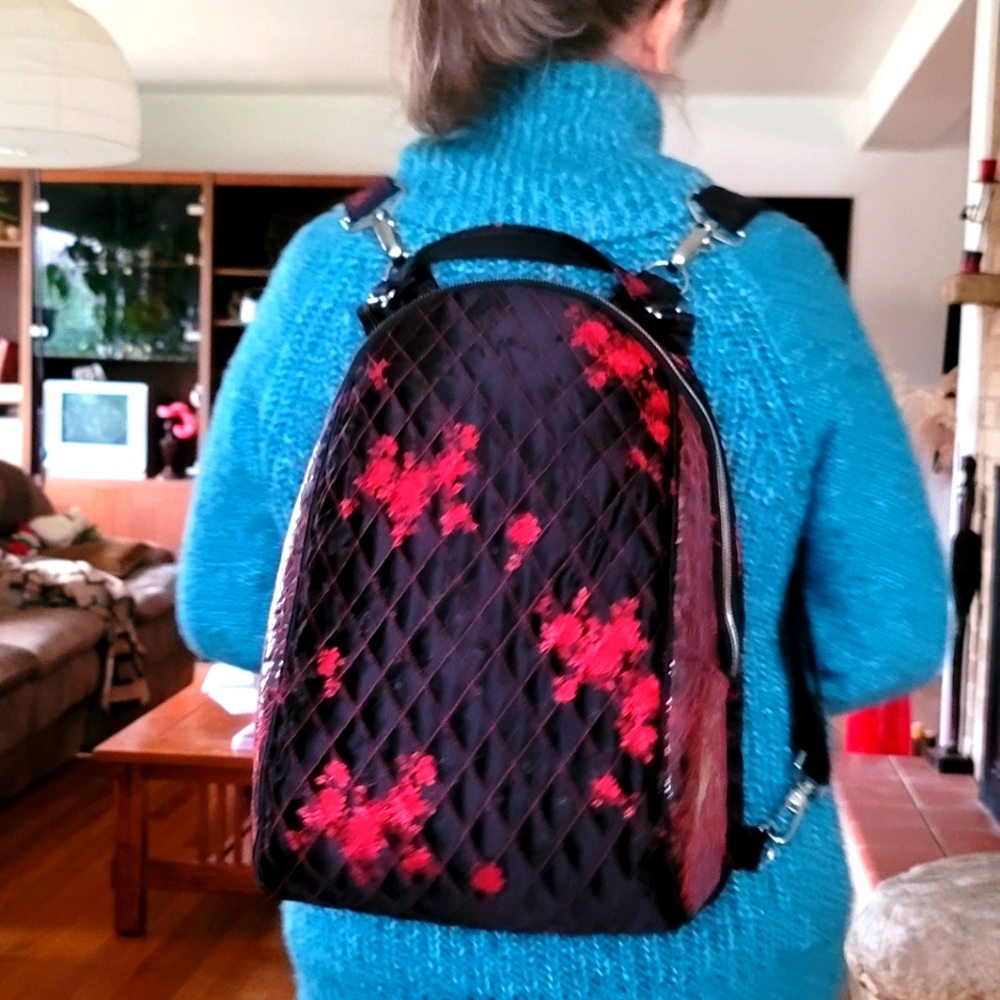Glamorous Teardrop Backpack.